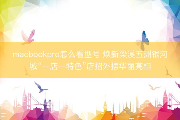 macbookpro怎么看型号 焕新梁溪五洲银河城“一店一特色”店招外摆华丽亮相