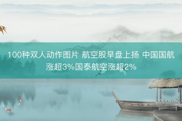 100种双人动作图片 航空股早盘上扬 中国国航涨超3%国泰航空涨超2%
