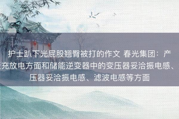 护士趴下光屁股翘臀被打的作文 春光集团：产物可用于锂电板充放电方面和储能逆变器中的变压器妥洽振电感、滤波电感等方面
